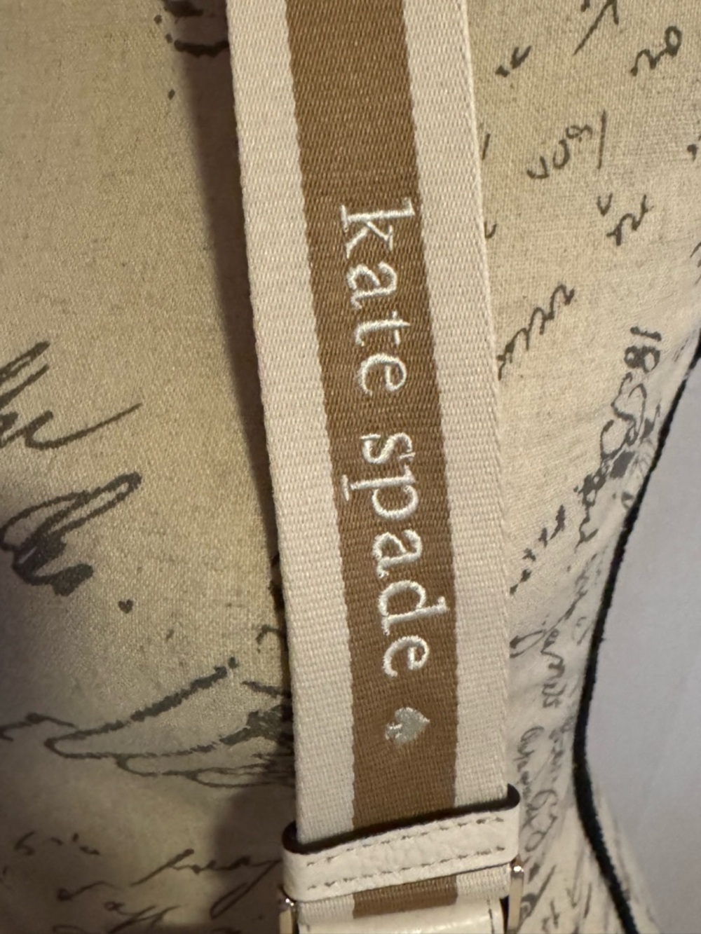 kate spade Parchment Pebble Leather Mini Backpack Crossbody - Picture 8 of 10